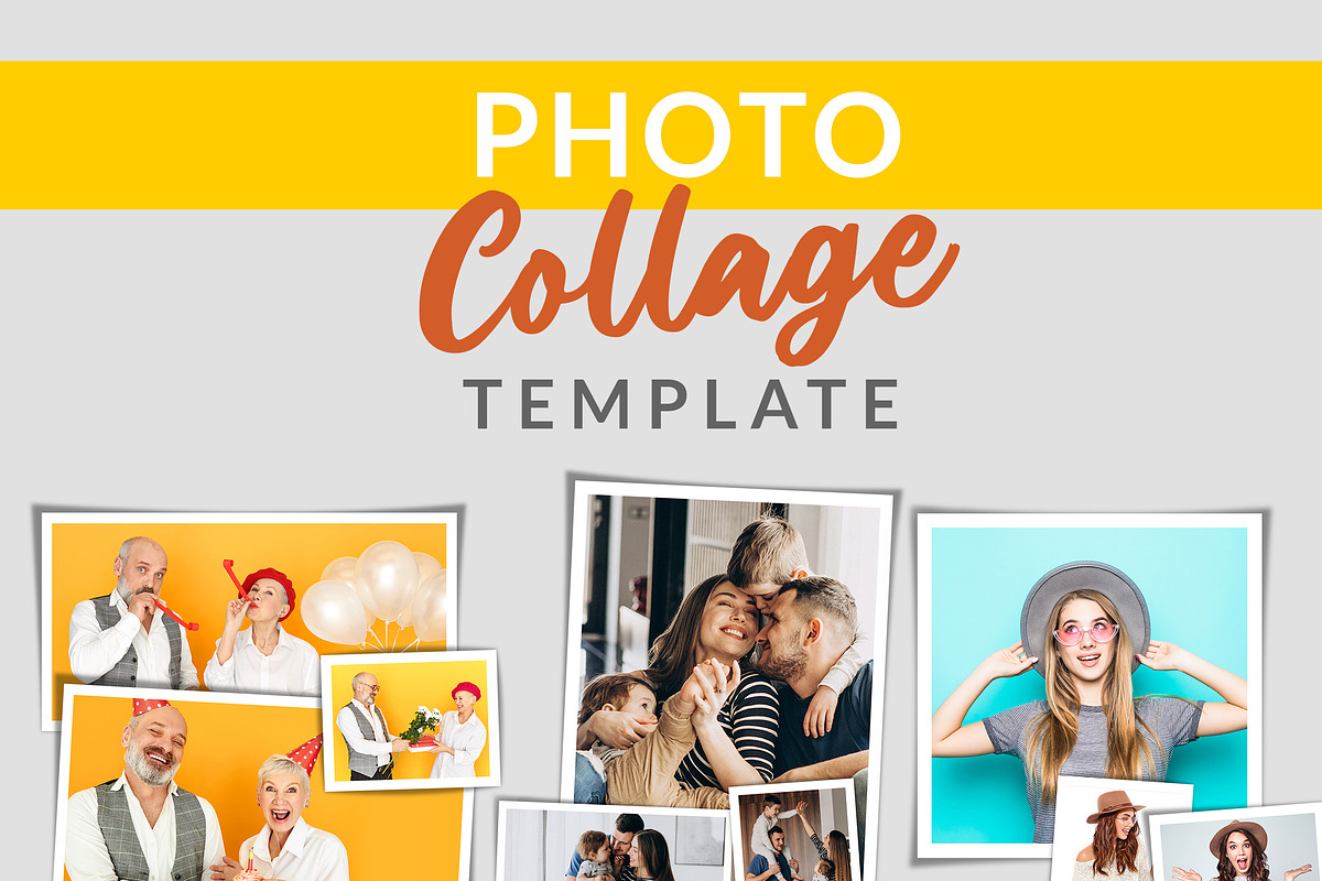 Photo Collage Template, a Social Media Template by Weape Studio (Photo 1 of 4)