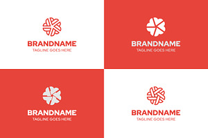 Letter V and Y Star Flower Logo Set, a Branding & Logo Template by Pray Art Design Studio