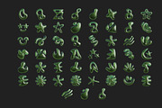 3D Abstract Green Liquid, an Object 3D Model by Rakata Studio (Thumbnail 2 of 3)