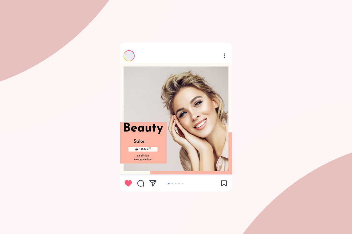 Beauty Salon Instagram Templates, a Social Media Template by Adored Templates (Photo 5 of 10)