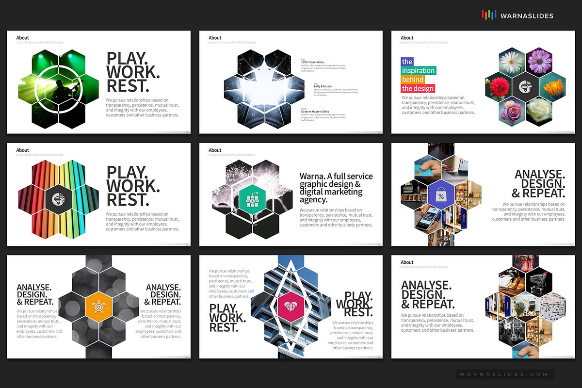Company Profile PowerPoint Templates, a Presentation Template by Warna Works (Photo 16 of 36)