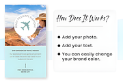 Travel Agent IG Canva Story Template, a Social Media Template by Ink Gallery (Thumbnail 7 of 10)