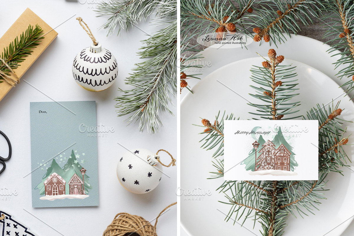 Cozy Winter Clipart Set, a Seasonal Illustration by Leonaa art (Photo 5 of 11)