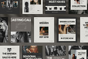 30 Instagram Canva Template Set, a Social Media Template by Amaré Creative (Thumbnail 1 of 6)