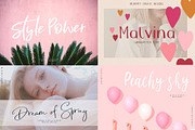 Handwritten Font Bundle super sale!, a Handwritten Font by BilberryCreates (Thumbnail 3 of 22)