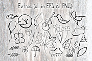 Laun + extras, a Sans Serif Font by Innire (Thumbnail 7 of 8)