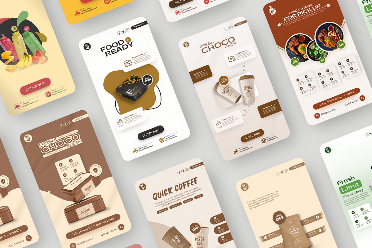Foods, Groceries, Canva Templates, a Social Media Template by Exceptionalways (Photo 10 of 10)