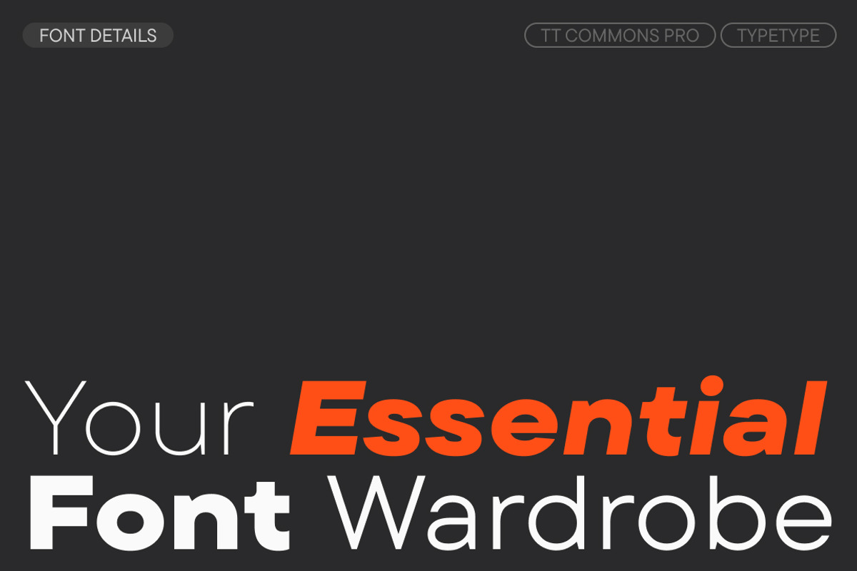 TT Commons Pro Expanded, a Sans Serif Font by TypeType (Photo 3 of 6)