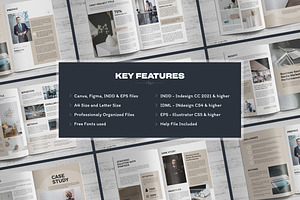 Case Study Brochure Canva Template