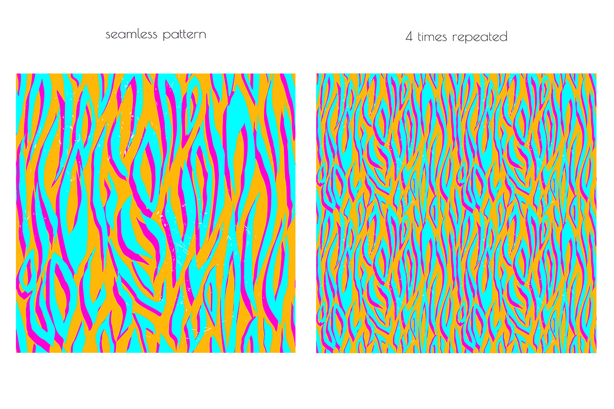 Neon Animals print collection, a Pattern Graphic by Salted Galaxy (Photo 5 of 9)