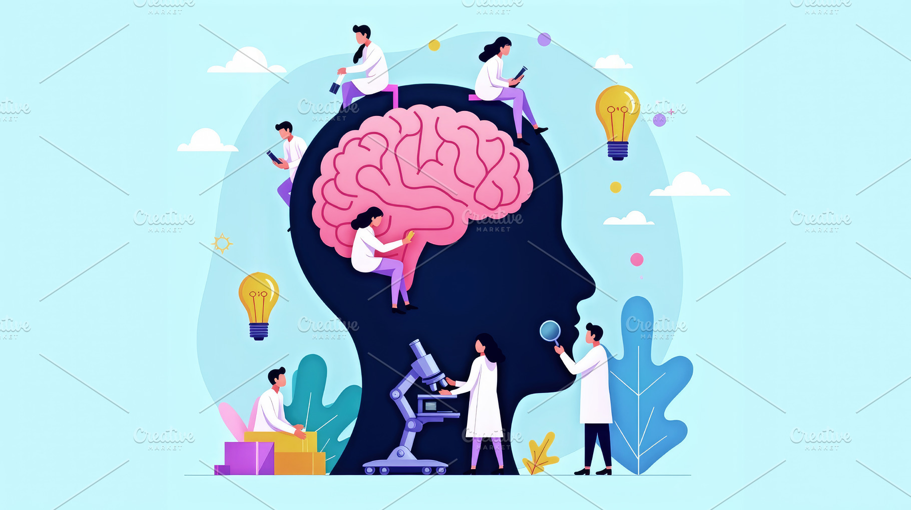 Brain Science and Creativity: Concep, a Health & Medical Photo by Perpis