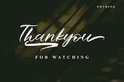 Nothing - Handwritten Font, a Handwritten Font by prps.std (Thumbnail 7 of 7)