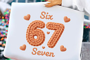 Faux Yarn Six Seven Valentine PNG, an Illustration by DreamCafeArt (Thumbnail 4 of 5)