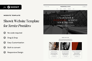 Service Provider Website Template, a Websites & App Template by Emily Betts