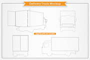 Delivery Truck Mockup PSD Pack, an Advertising Mockup by Plus Media (Thumbnail 4 of 5)
