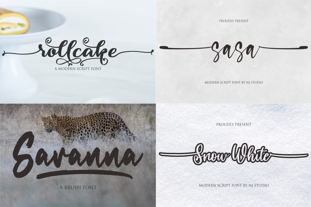 Swashy Font Bundle | 40 Fonts, a Script Font by NJ Studio (Photo 9 of 11)