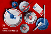 Tableware Mockup, an Advertising Mockup by megostudi0 (Thumbnail 1 of 3)