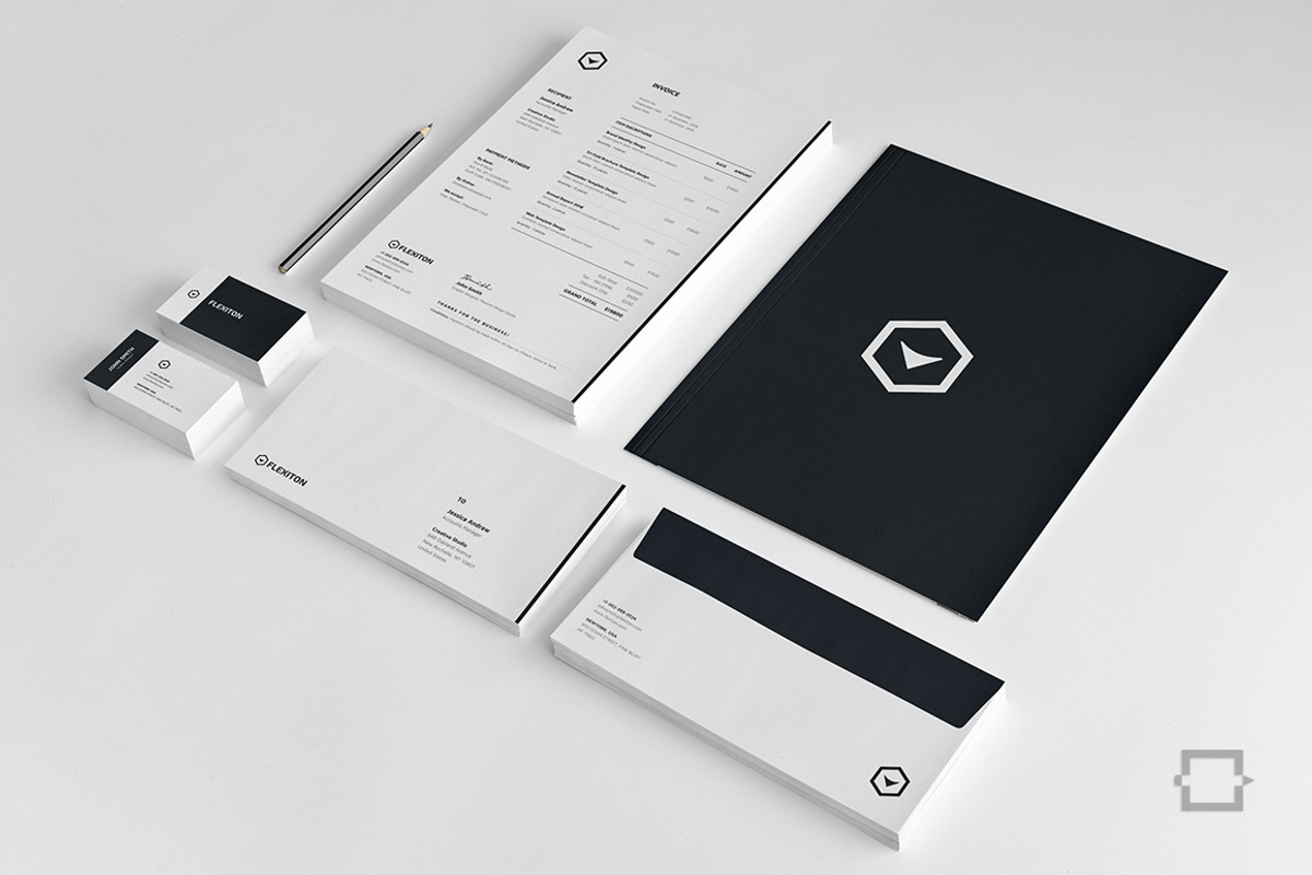 Brand Identity, a Stationery Template by DesignJanala (Photo 2 of 7)