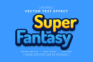 Super Fantasy Text Effect | Vector, a Layer Style Add-On by padilah_a