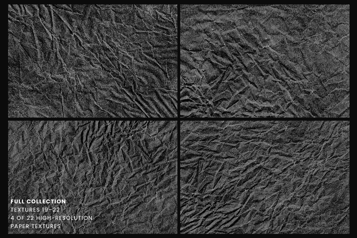 Dark Crumpled Paper Textures, a Texture Graphic by Ary_ngeblur (Photo 5 of 7)
