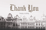 Fountencil - Blackletter Stencil, a Blackletter Font by Letterhend Studio (Thumbnail 9 of 9)