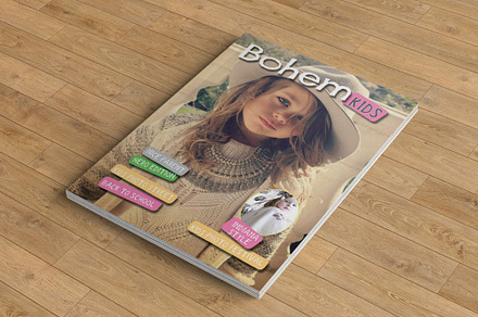 Bohemian Kids, a Magazine Template by Oktiva