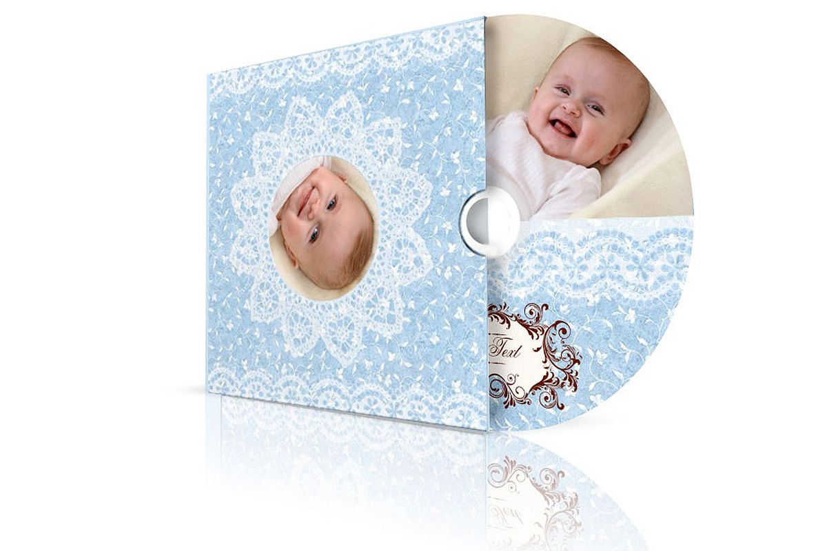PSD CD DVD Cases - Lace on Blue, a Print Template by Kseniya-Omega (Photo 3 of 3)
