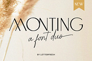 Monting Serif Script Modern Font Duo, a Script Font by Letter Fresh (Thumbnail 1 of 12)