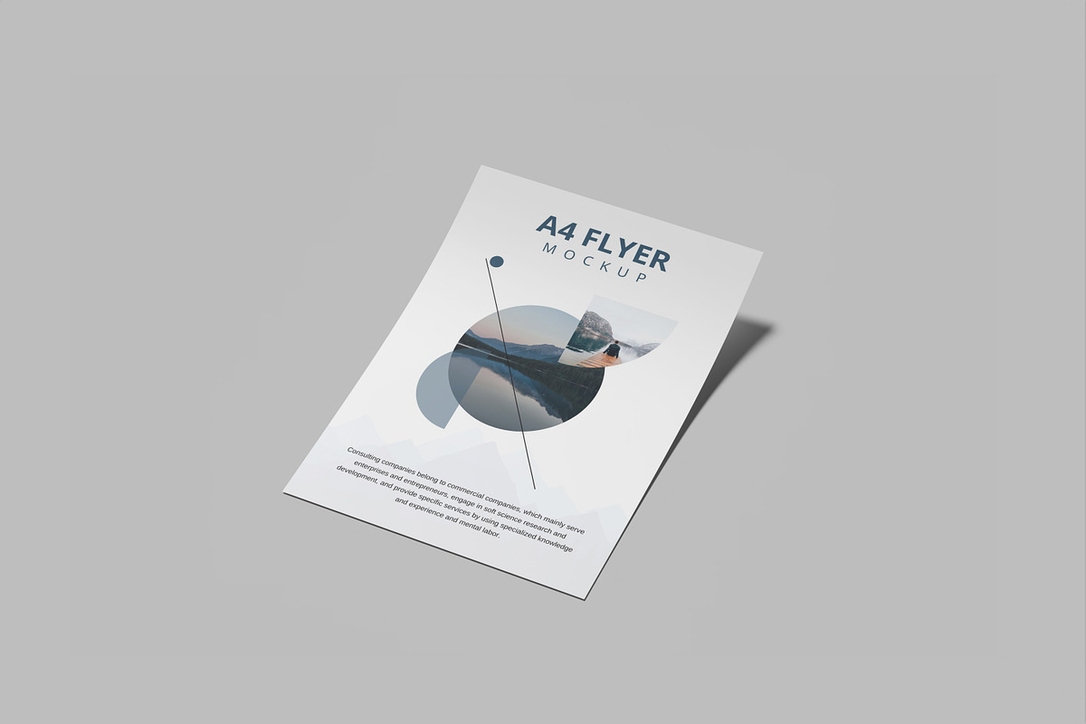 A4 Flyer Mockup, a Print Template by mahremdesign (Photo 10 of 12)