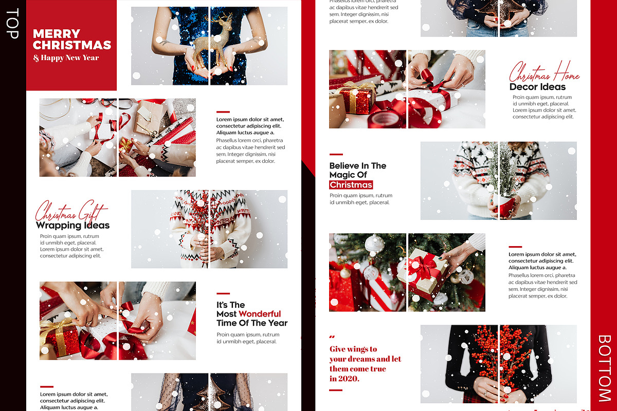 Christmas Instagram Puzzle Templates, a Social Media Template by illycreative (Photo 6 of 6)