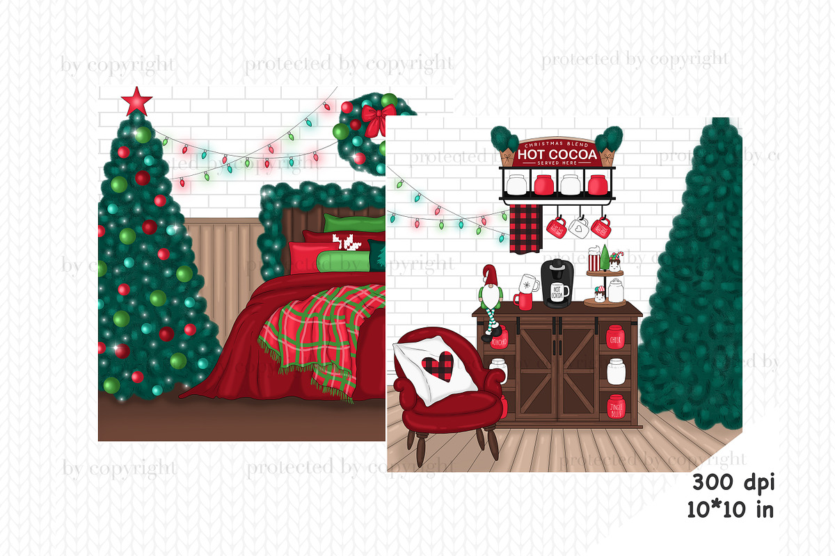 Oh Snap Scenes, a Seasonal Illustration by GlamArtZhanna (Photo 2 of 3)