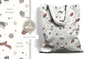 cozy winter christmas pattern, a Pattern Graphic by lindoet23 (Thumbnail 2 of 3)