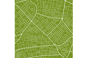City map plan seamless pattern, a Decorative Illustration by Buch&Bee