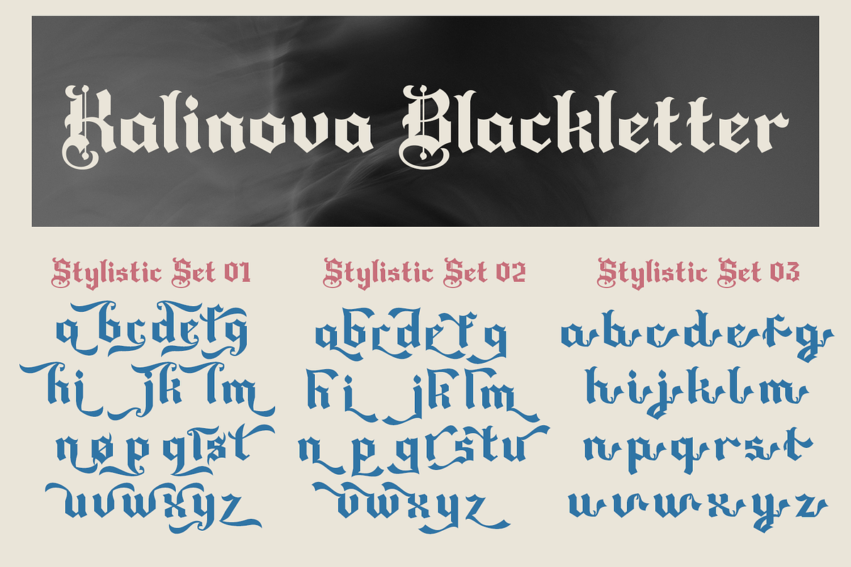 Kolinova Blackletter, a Blackletter Font by madeDeduk (Photo 8 of 9)