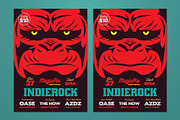 Gorilla Indie Rock Flyer, a Flyer Template by ashenterprise (Thumbnail 2 of 3)