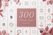 300 Premade Logos Bundle, a Branding & Logo Template by Michael Rayback Design (Thumbnail 1 of 19)