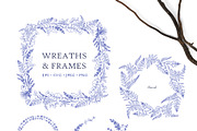 Blue&White. Chinoiserie inspired set, a Decorative Illustration by Liliia Polos Illustration (Thumbnail 6 of 13)