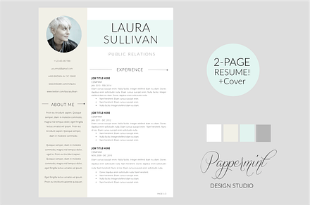 Resume Template + Cover Letter  WORD