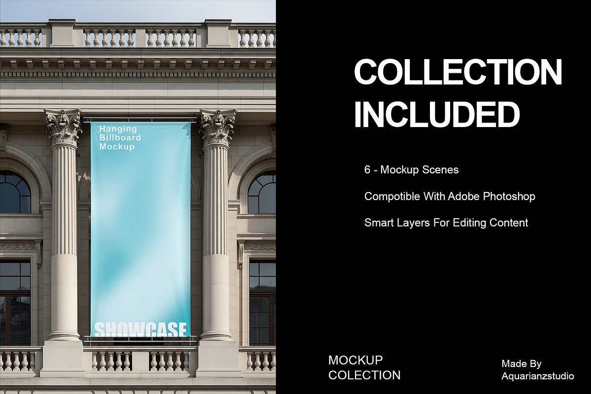 Hanging Billboard Mockups, a Product Mockup by Aquarianz Studio (Photo 2 of 3)