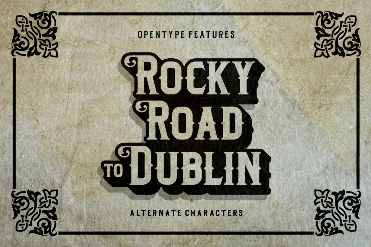 Dublin Typeface preview 3