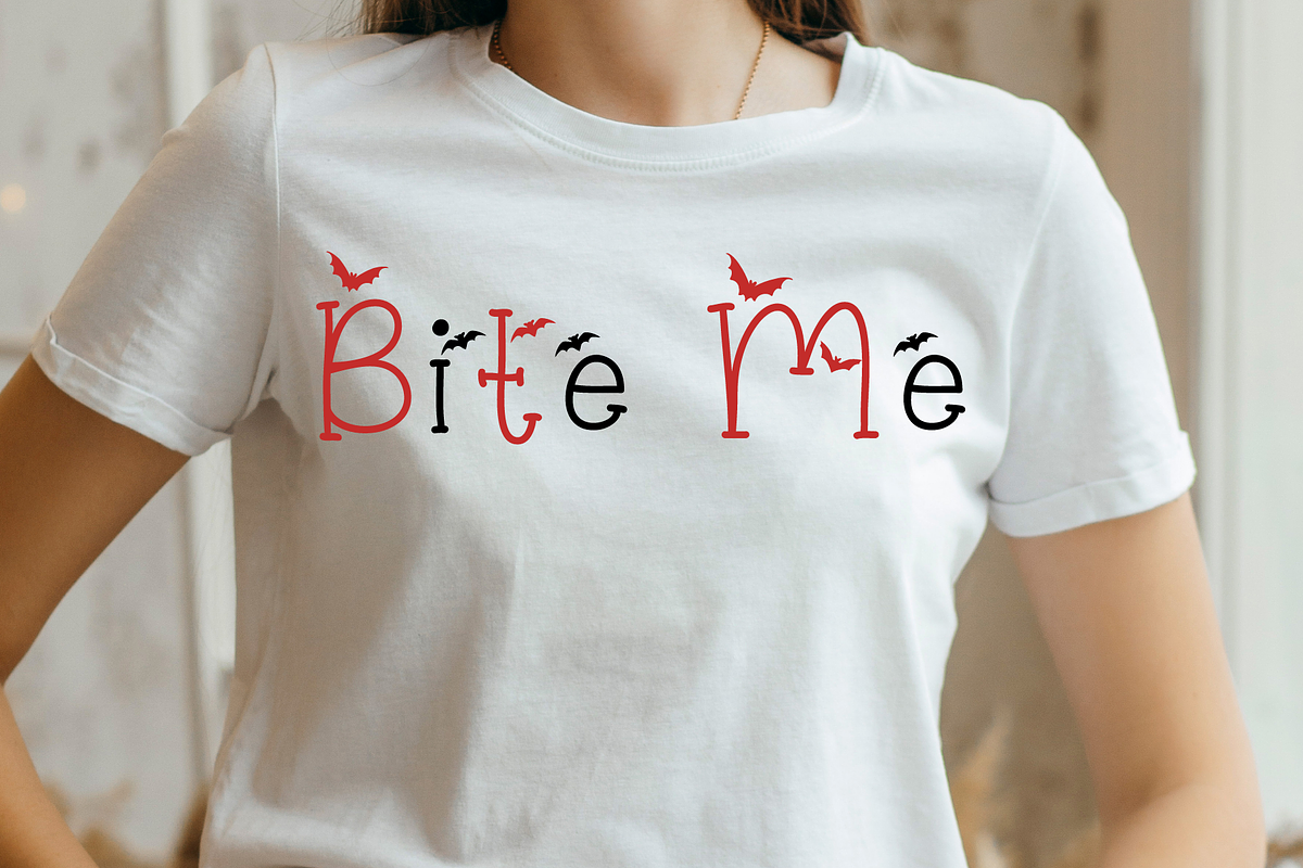 Batty Belfry Halloween Bats Font, a Serif Font by Dancing with Ink (Photo 5 of 24)