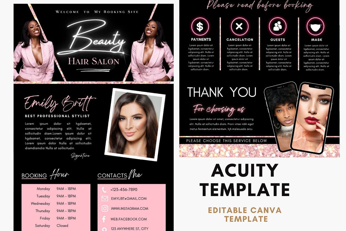 Acuity Scheduling Template, a Templates & Theme by TimCanvaTemplate (Photo 5 of 5)