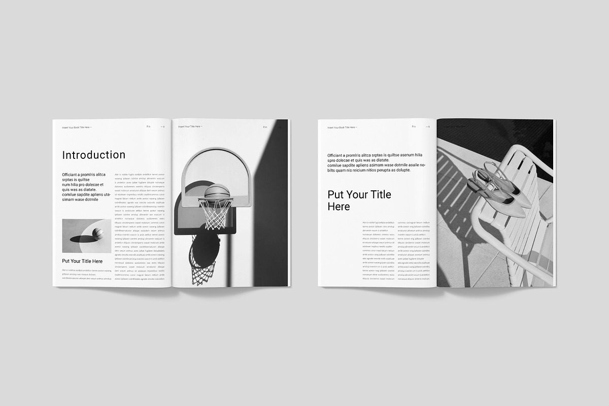 Book Title Layout Design Template, a Brochure Template by ElvinPrint (Photo 3 of 26)