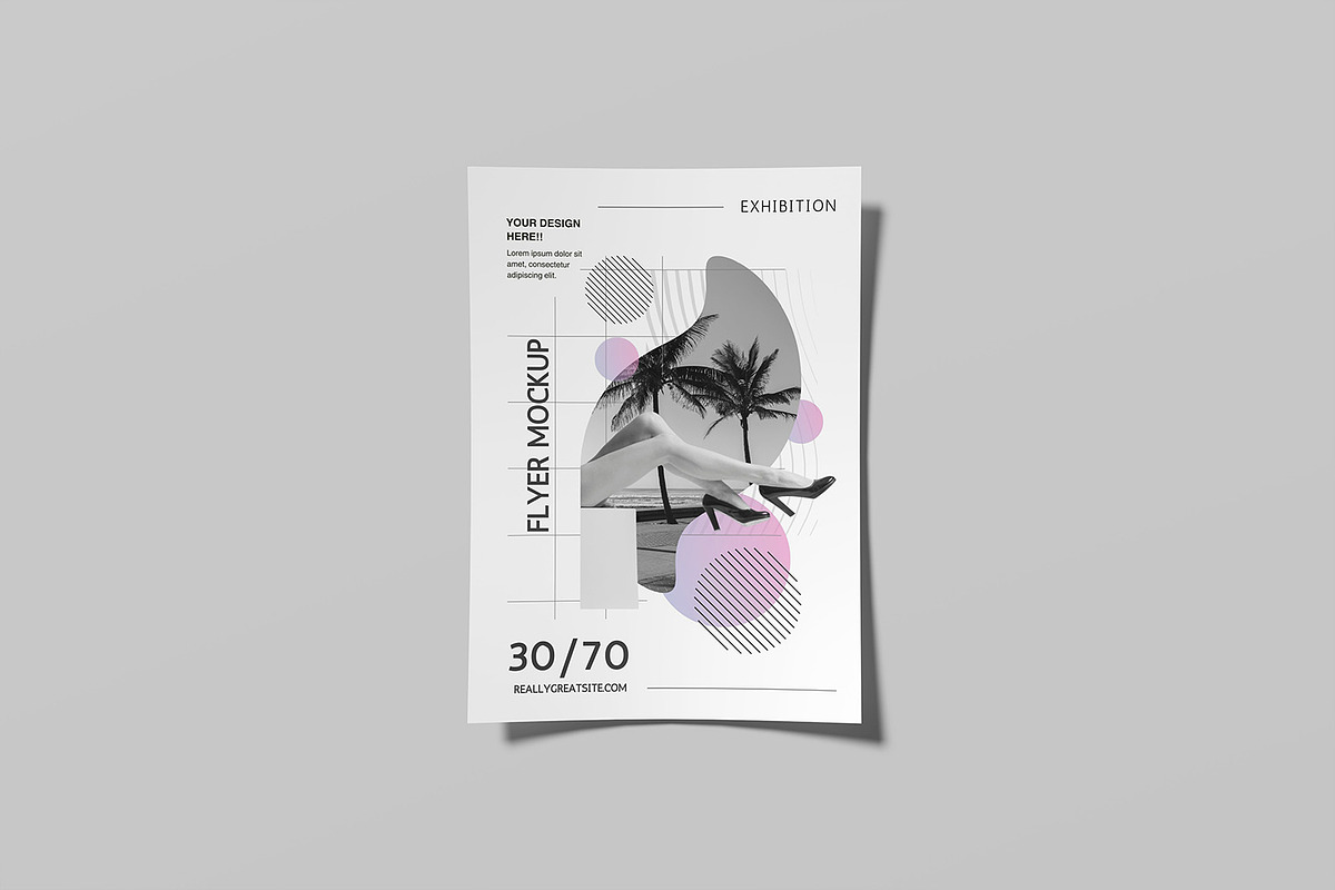 A4 Flyer Mockup, a Product Mockup by ZifaraDesign (Photo 2 of 11)