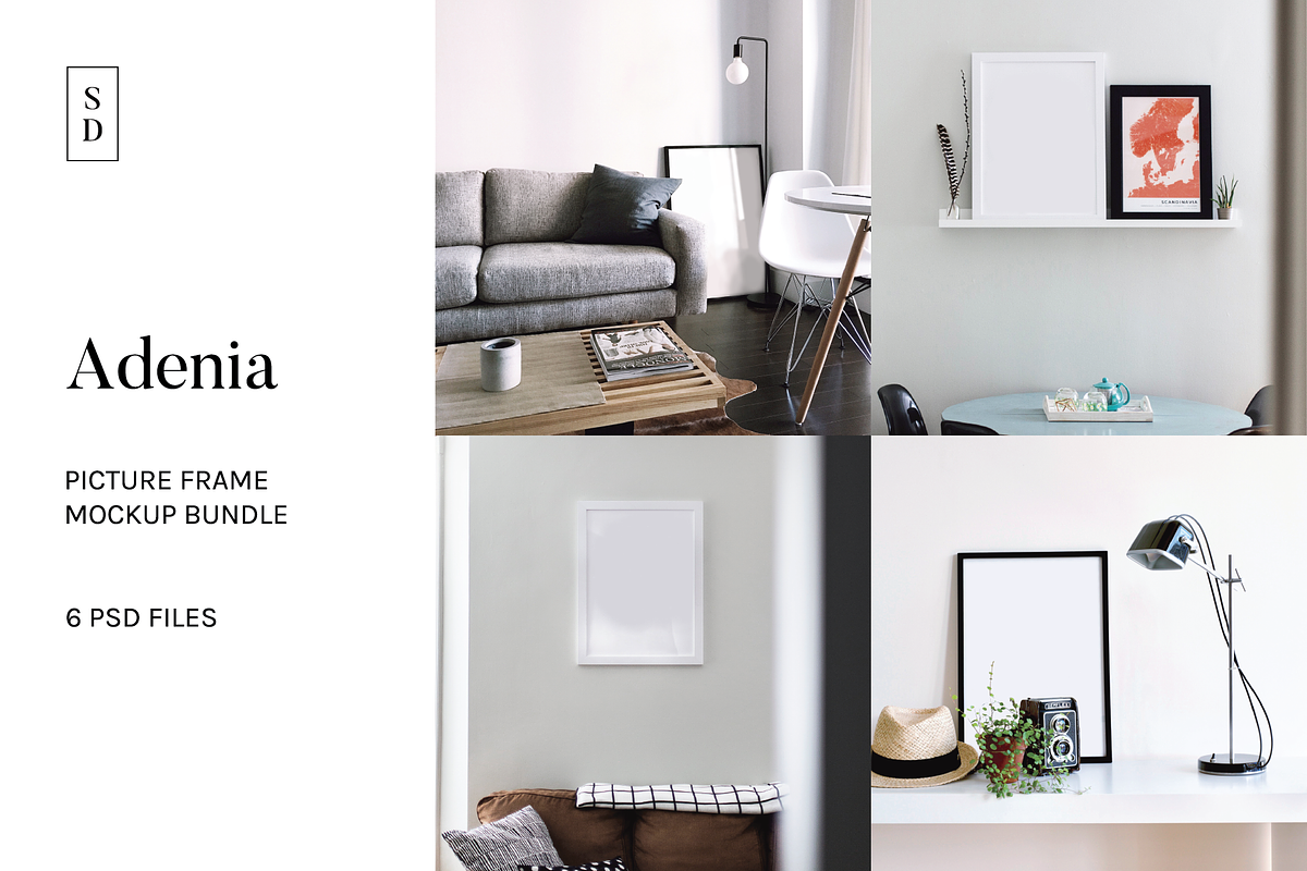 Frame Mockup Bundle - Adenia, a Household Mockup by Saguaro Digital (Photo 1 of 8)
