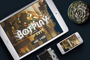 Electrone Superhero Font, a Sans Serif Font by alit design (Thumbnail 5 of 21)