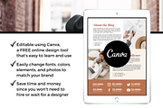 Media Kit Template Canva, a Magazine Template by ProductiveandFree (Thumbnail 3 of 7)