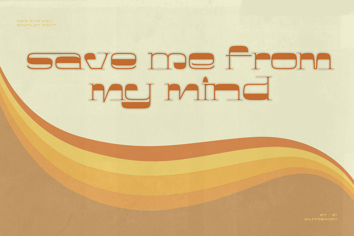 Her and Son, a Font by alit design (Photo 5 of 15)