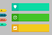 Vector donate and buying buttons set, a Templates & Theme by julia_musdotter (Thumbnail 5 of 8)