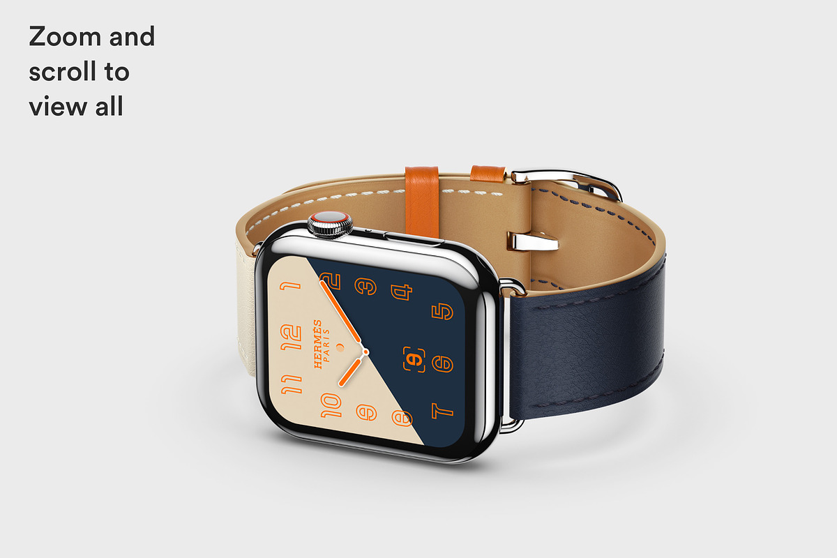Apple Watch 4 Mockups | PK, a Wearable Device Mockup by ls.graphics (Photo 5 of 8)